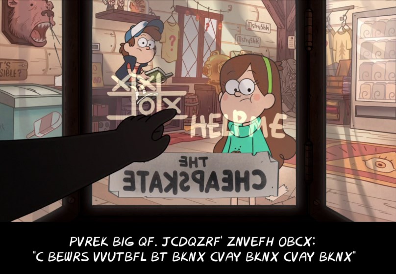 Gravity Falls Hidden Messages In Credits